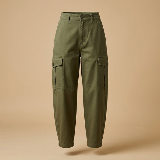 Pantalone cargo verde militare