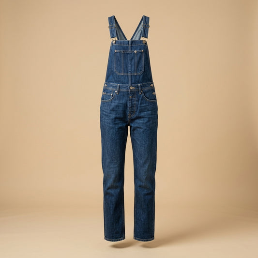 Salopette in denim grezzo