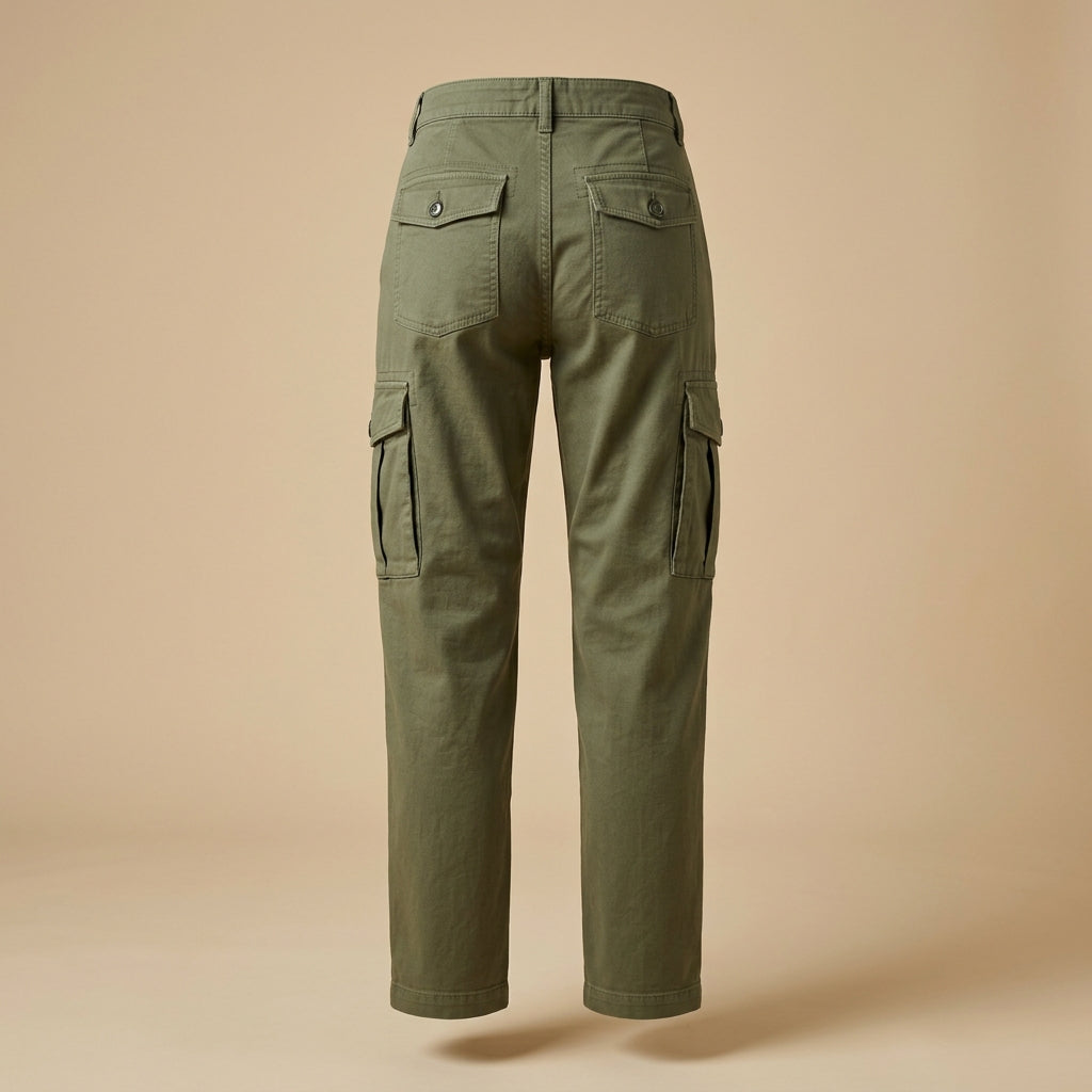 Pantalone cargo verde militare